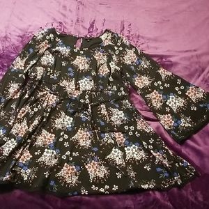 Long Sleeve Floral Torrid Dress